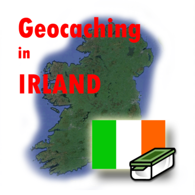 Geocaching in Irland Illustration