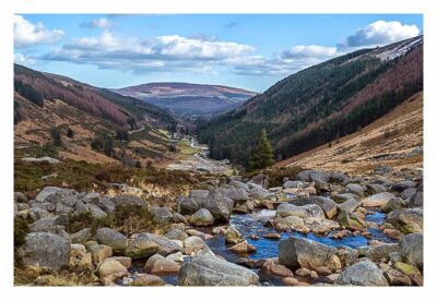 Passstrasse bei Glendalough in den Wicklowmountains