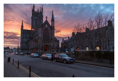 Abendliches Geocaching in Kilkenny - St. Mary's Kathedrale