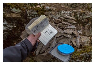 Ältester Geocache Deutschlands - Logbuch