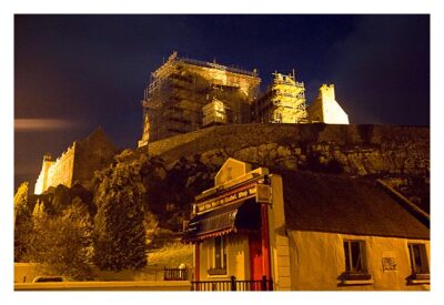 Rock of Cashel - Am Eingang bei Nacht