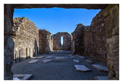 Wicklow-Mountain - Glendalough: Die Ruine der Kathedrale