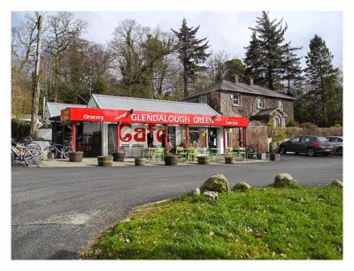 Wicklow-Mountain - Glendalough: ein kleines Café 