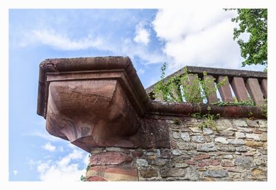 Fort St. Josef - die Mainzer Unterwelt: Balkon an der Festungsmauer