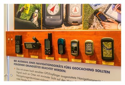 Geocaching Giga-Event "Gutenberg 2015" - GPS Maze Europe - Generationen von GPS-Geräten
