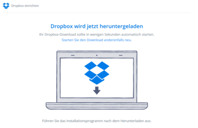 Dropbox für Geocacher: Screenshot Client für Windows herunterladen