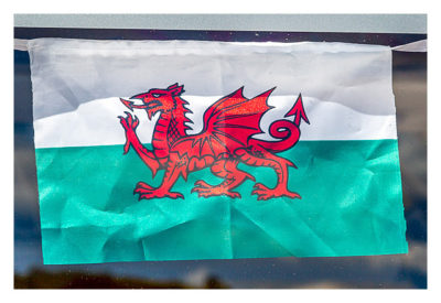 UK Mega 2016 in North Wales - Flagge von Wales