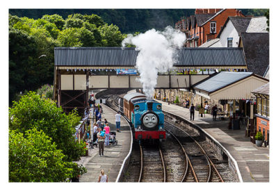 UK Mega 2016 in North Wales - Llangollen - Die Dampflokomotive