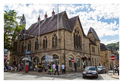 UK Mega 2016 in North Wales - Llangollen - Am Rathaus