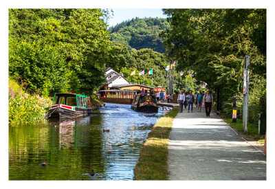 UK Mega 2016 in North Wales - Llangollen - Boot auf dem Kanal