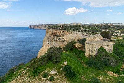 Geocaching auf Malta: Der Süden - Die Klippen bei Ghar Hasan: Am TB-Hotel
