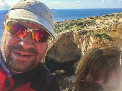 Geocaching auf Malta: Der Süden - Die Blaue Grotte: Logproof für den Earthcache