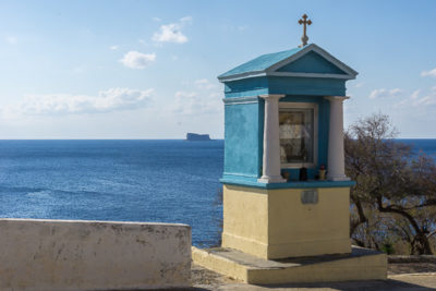 Geocaching auf Malta: Der Süden - Die Blaue Grotte: Schutzpatron der Fischer?