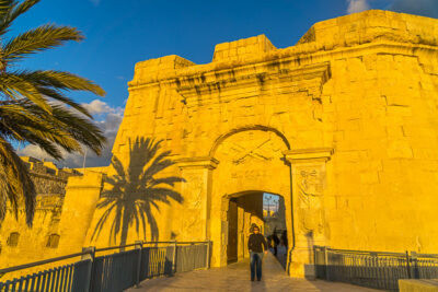 Geocaching auf Malta - Stadttor Birgu