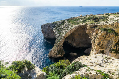 Geocaching auf Malta - Blue Grotto