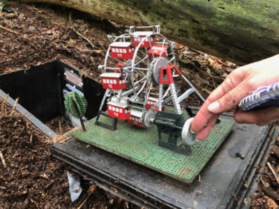 Geocache mit Riesenrad im Wiener Parter