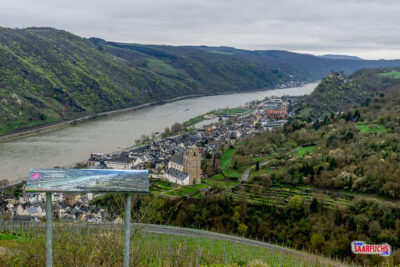 Traumschleife Mittelrhein - Blick auf Oberwesel