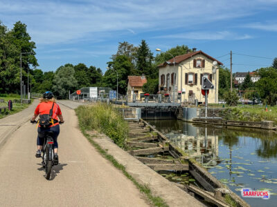 Geocaching & Radfahren: Saarland-Radweg Limbach bis Saarbrücken