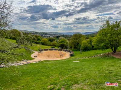 Gr&uuml;nfl&auml;chen im Petrisberg-Park Trier f&uuml;r das geplante CITO-Event