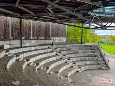 Innenansicht der Arena des Lottoforums auf dem Petrisberg