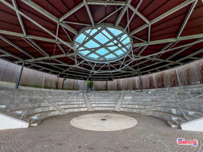 Blick in das Lottoforum auf dem Petrisberg in Trier &ndash; Veranstaltungsort f&uuml;r Project Augusta Treverorum