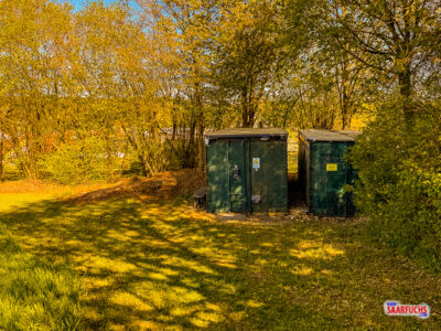 Der Container, in der der Geocache "Radioaktiv" spielt.