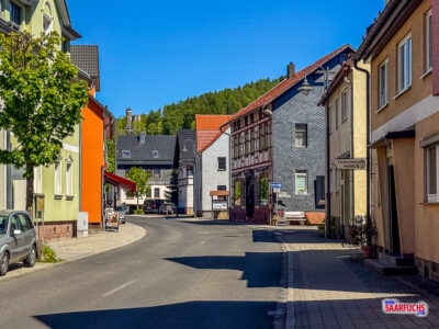 Ortskern von Steinbach-Hallenberg in Th&uuml;ringen