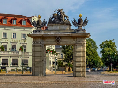 Das historische Jägertor in Potsdam aus dem Jahr 1733