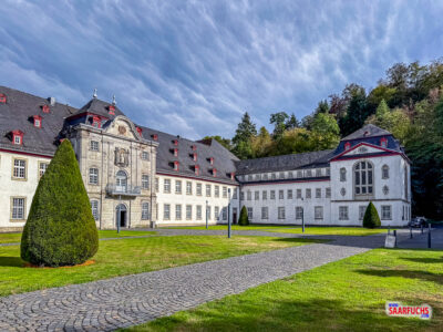 Außenansicht der historischen Abtei Marienstatt