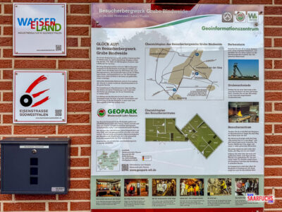 Übersichtsplan des Bergwerks Grube Bindweide