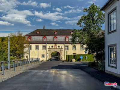 Blick auf das Torhaus des Kloster Marienstatt