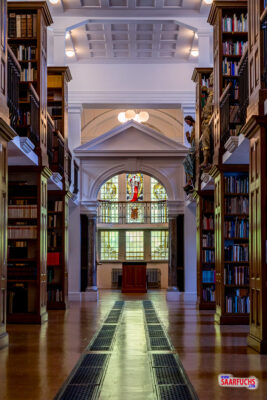 Blick in die Klosterbibliothek der Abtei Marienstatt