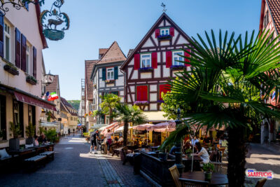 Biergarten von Bernes Altstadthotel & Weinbar
