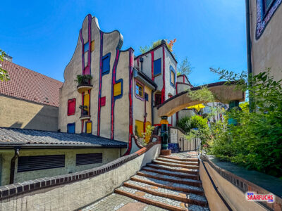 Hundertwasserhaus "Wohnen Unterm Regenturm" in Plochingen